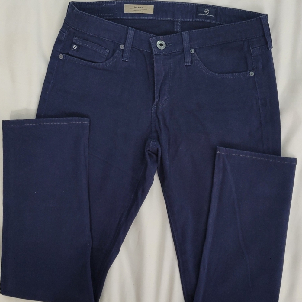 ADRIANO GOLDSCHMlED Navy Blue Jeans